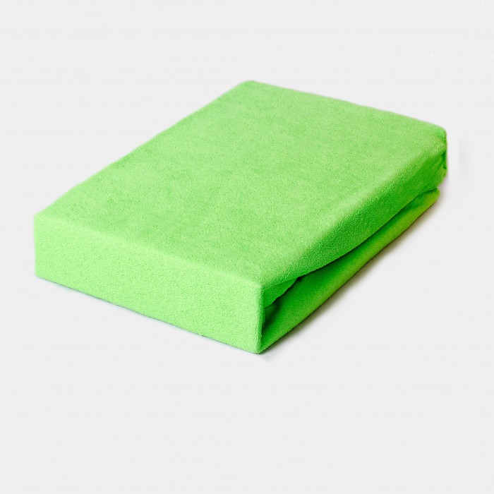 Prostěradlo FROTÉ 200x220 zelené