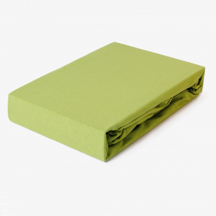 Prostěradlo JERSEY 200x220 trávově zelené